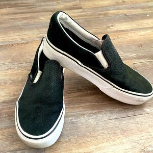 Vans Classic Slip-On Platform Black W Size 6